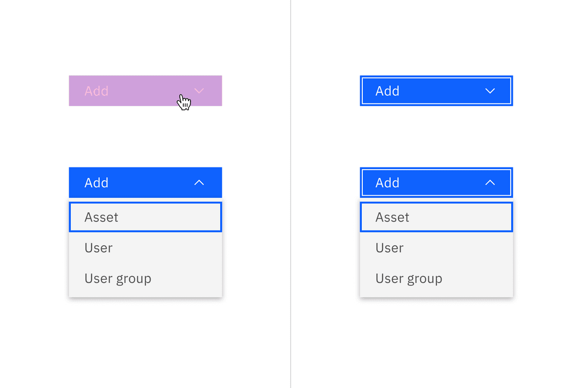 Modal focus example